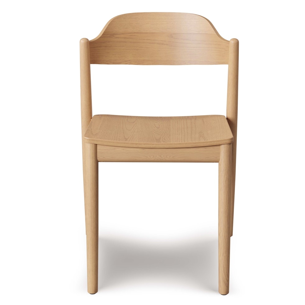 Sylvo Stackable Dining Chair - White Oak - Image 2