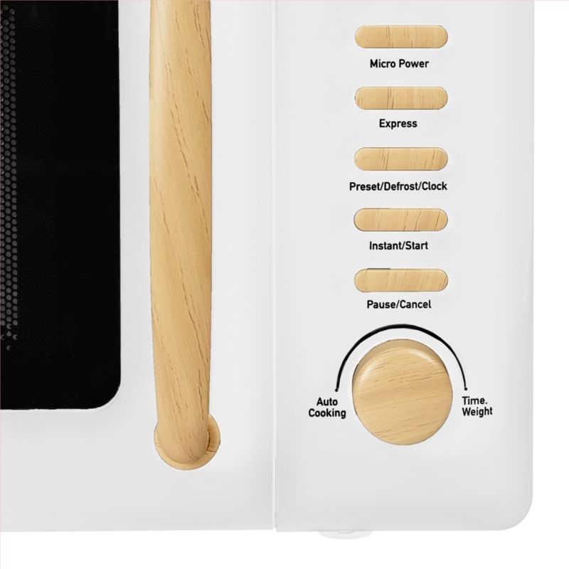 HADEN Dorchester Matte White Compact Microwave - Image 5