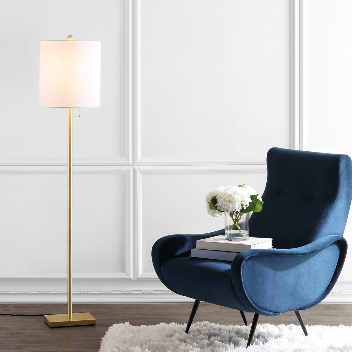 Octavius Floor Lamp - Brass - Image 1