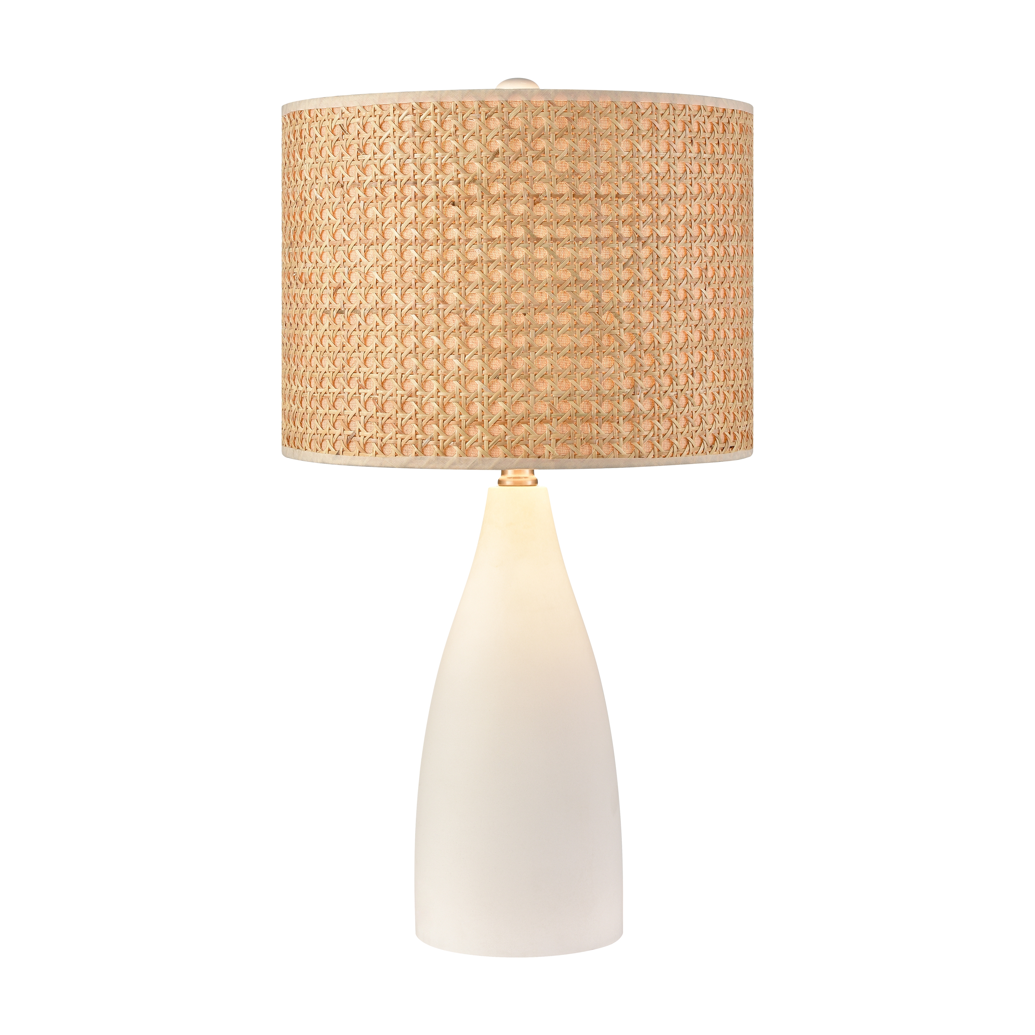 Rockport 23'' High 1-Light Table Lamp - Matte White - Image 0