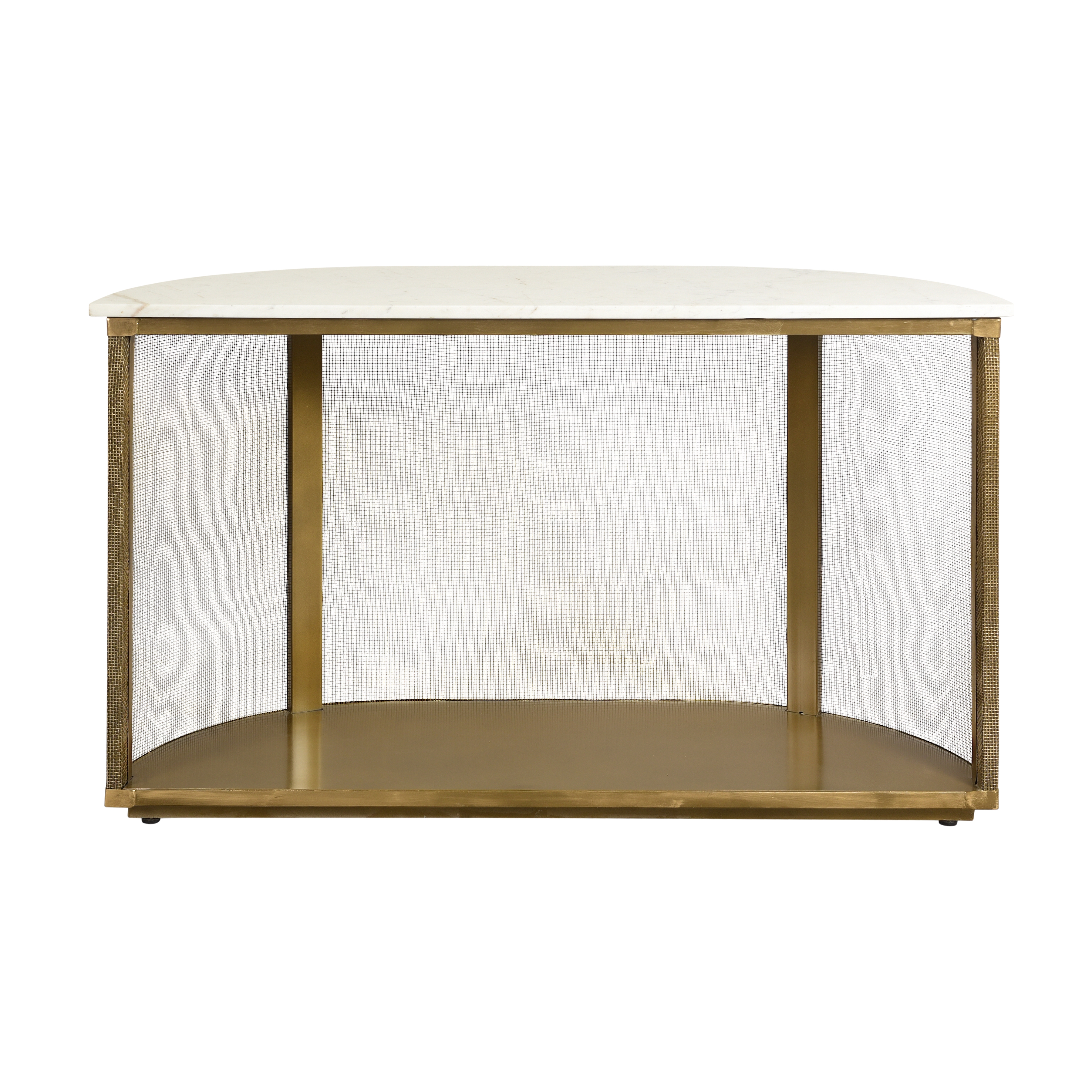 Solea Console Table - Antique Brass - Image 3