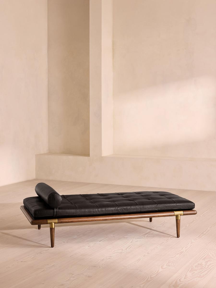 Theodore Daybed, Leather, Black, US - Image 0