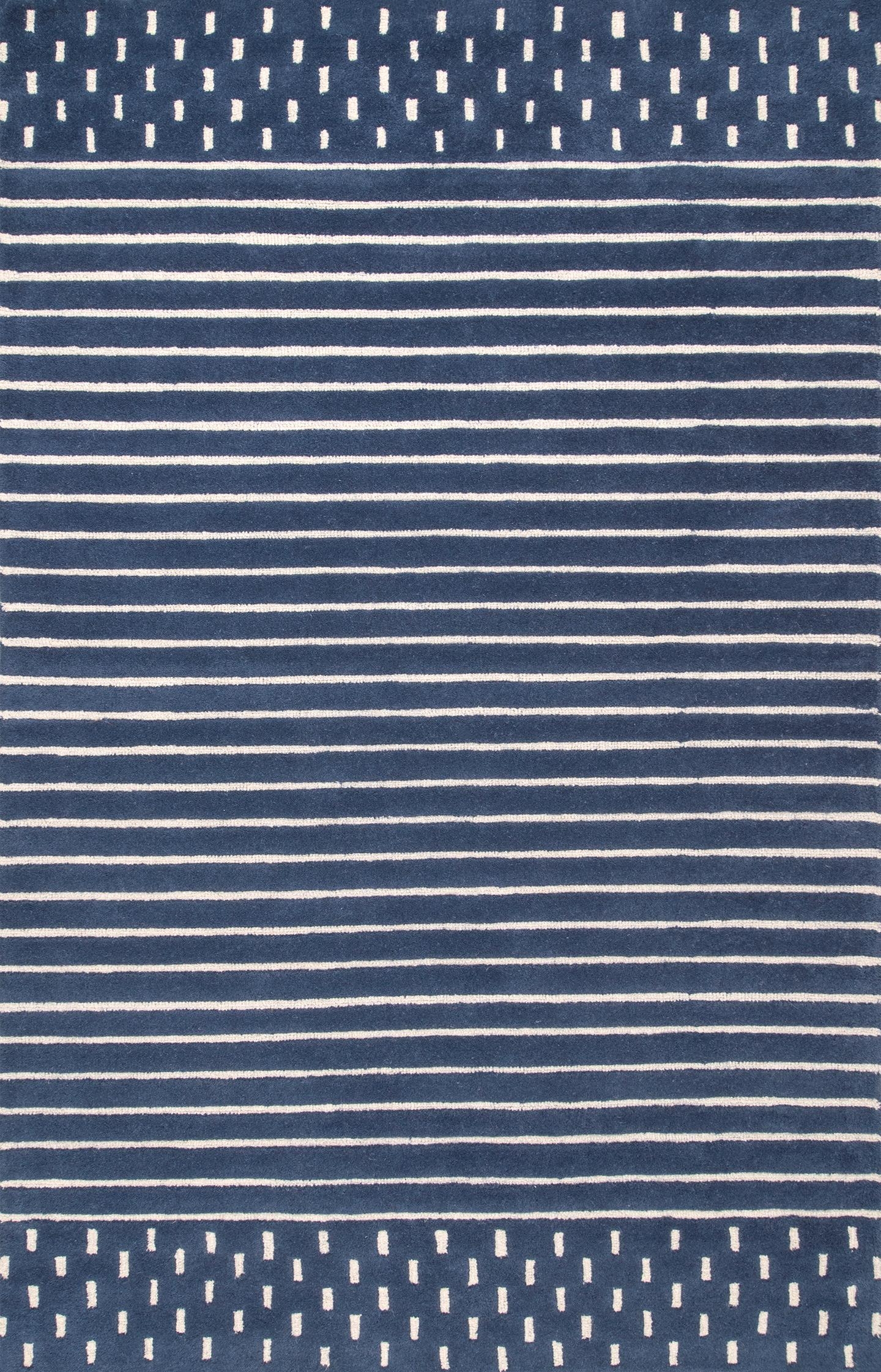 Hand Loomed Marlowe Stripes Rug Area Rug - Image 1