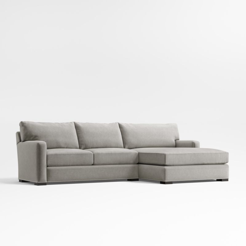Axis Classic 2-Piece Sectional Sofa with Extra Wide Chaise Lounge - Image 2