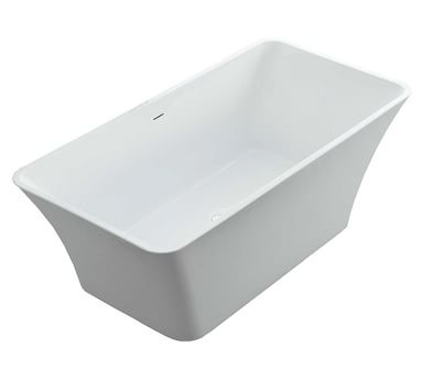 Ardiles 67" Freestanding Bathtub, White - Image 2