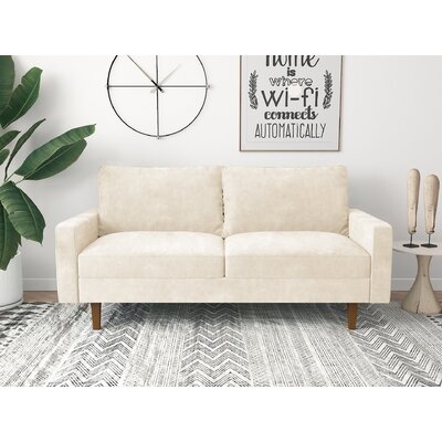 Miles 70" Wide Square Arm Loveseat - Image 0