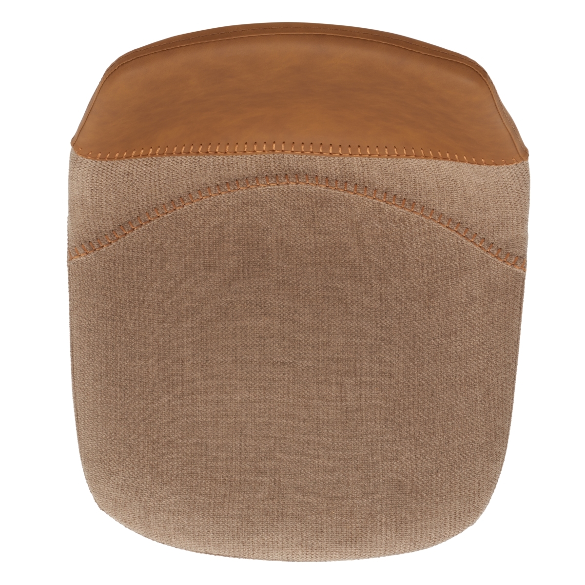 Rylen Gas Lift Bar Stool - Cognac / Black - Safavieh - Image 5