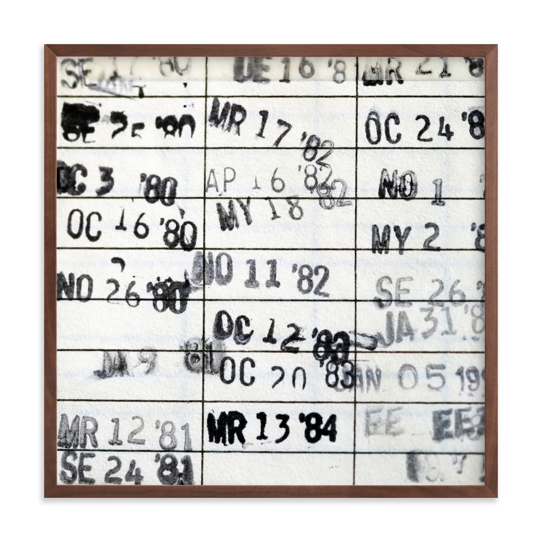 Date Due Limited Edition Fine Art Print 2 - Image 0