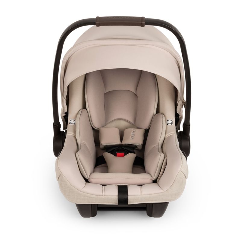 Nuna ® PIPA ™ aire rx Biscotti Brown Reclining Infant Car Seat + PIPA RELX Base - Image 2