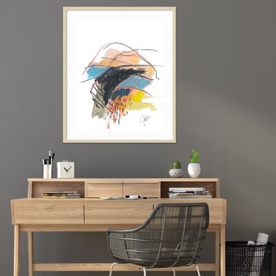 Framed Art Print 'Abstract Landscape No 29' By Jan Weiss - Image 0