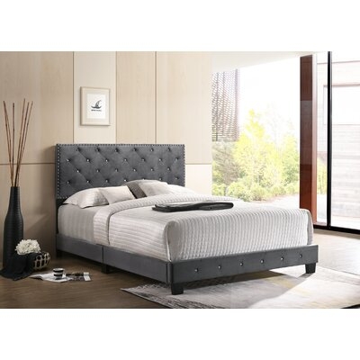 Castilla Tufted Upholstered Low Profile Standard Bed - Image 0