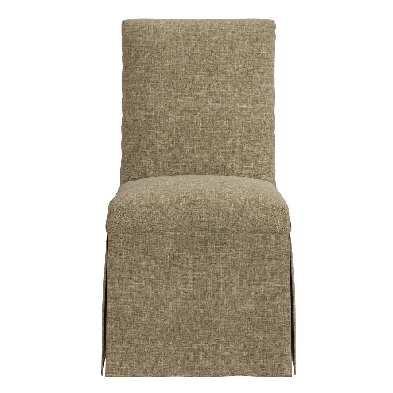 Alice Slipcover Dining Chair in Zuma Linen - Image 1