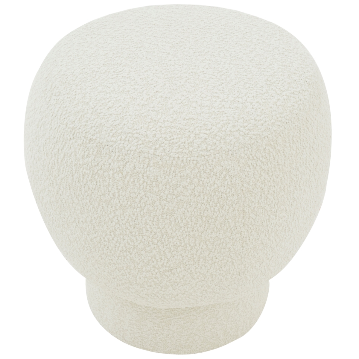 Leboeff Round Ottoman - Ivory - Image 3