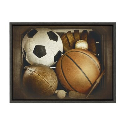 'Sports Gear' by Shawn St.Peter- Floater Frame Photograph Print on Canvas - Image 0