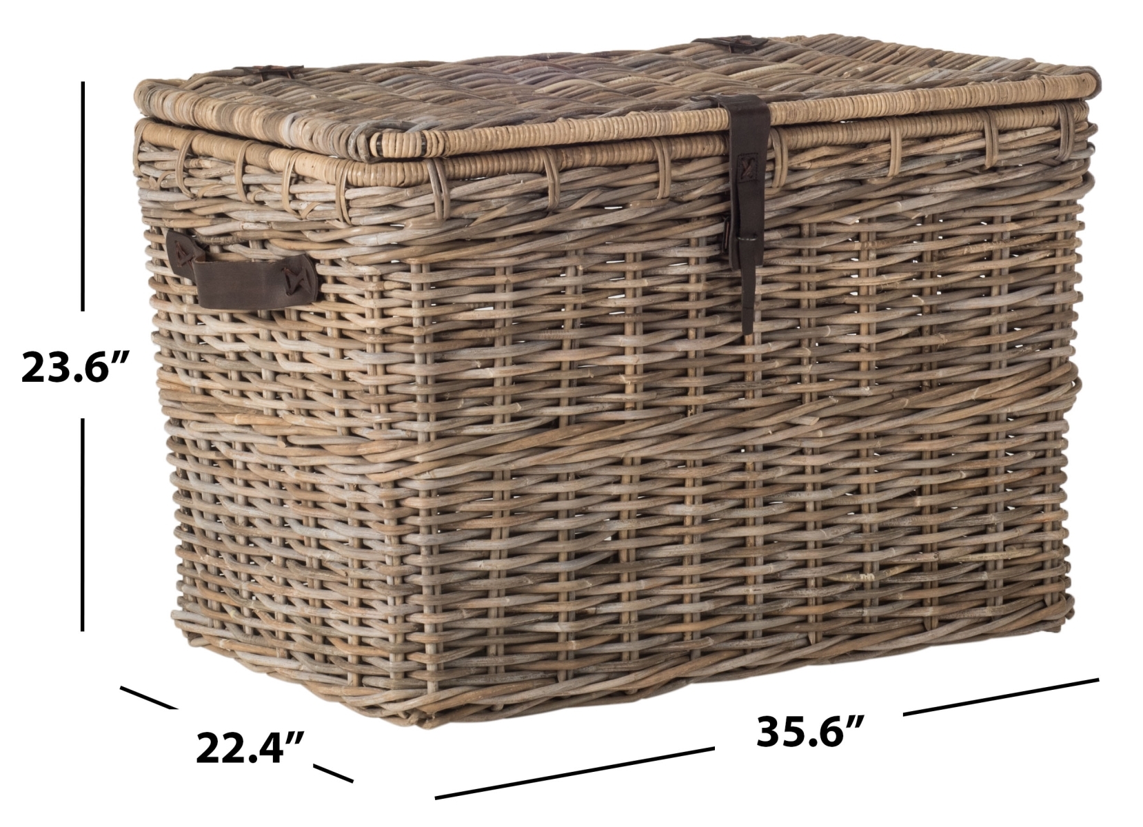 Amancio Trunk - Grey - Safavieh - Image 4