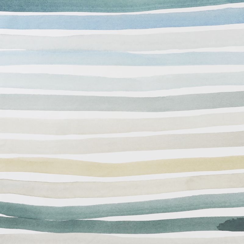 Kasura Stripe Watercolor Shower Curtain - Image 2