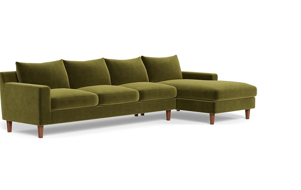 Sloan 4-Seat Right Chaise Sectional - Image 1