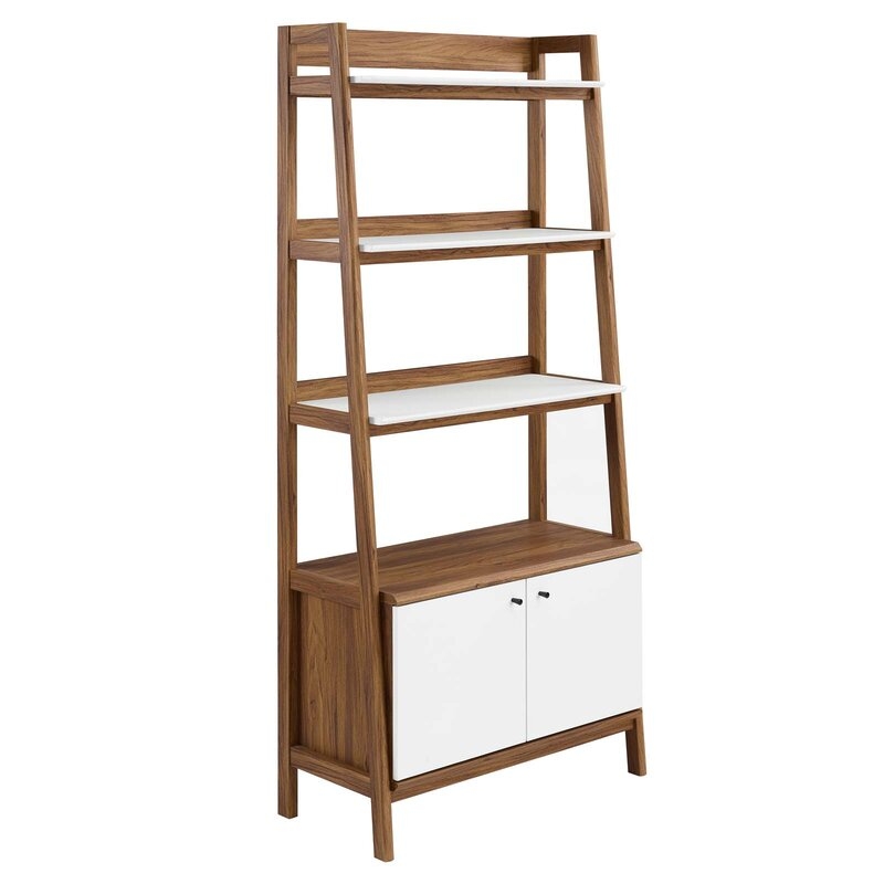 Monango 71'' H Ladder Bookcase - Image 0