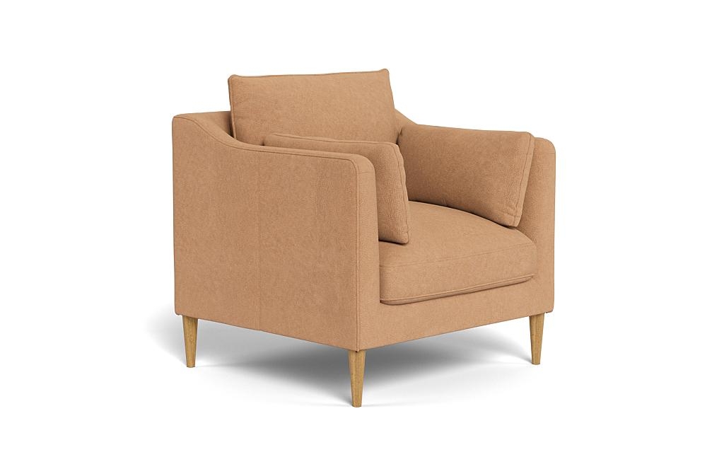 Caitlin Leather Petite Chair by The EverygirlÃ?Â® - Image 1