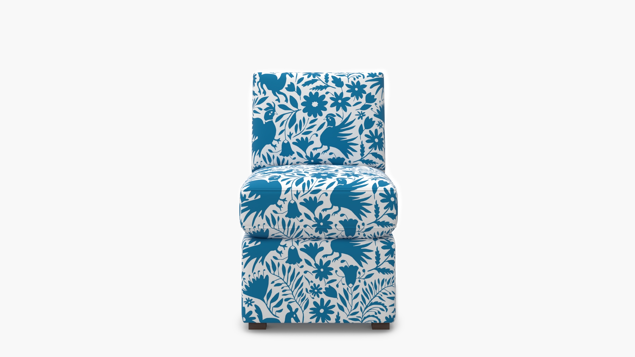 Petite Slipper Chair, Cerulean Frida - Image 0