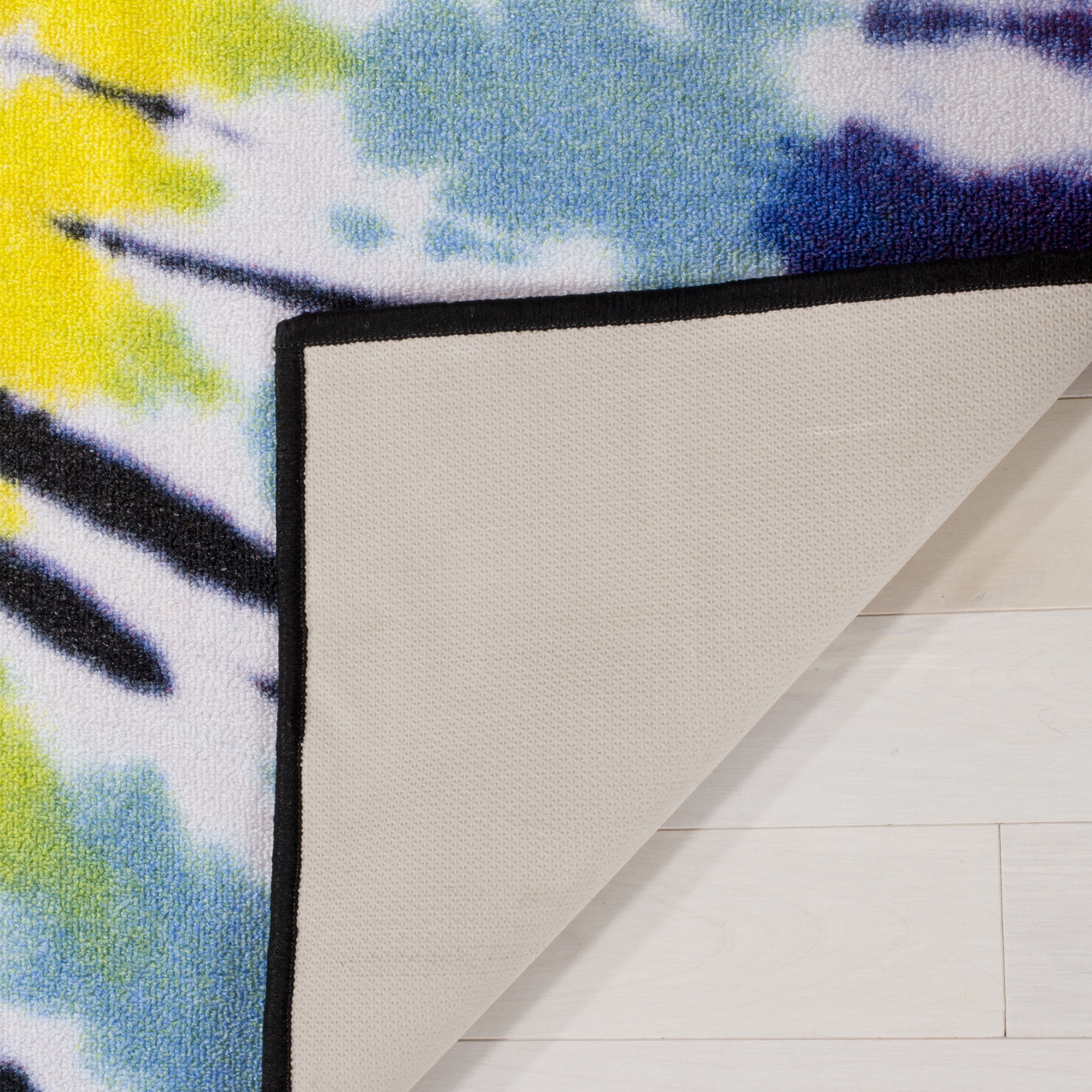 Arlo Home Woven Area Rug, PTB127A, Fuchsia/Yellow,  8' X 10' - Image 2