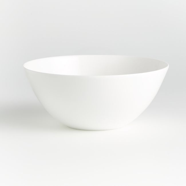 Bennett White 10" Bone China Serving Bowl - Image 0