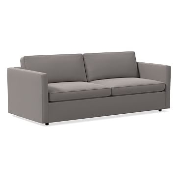 Harris 86" Sofa, Poly , Astor Velvet, Graphite, Concealed Supports - Image 0