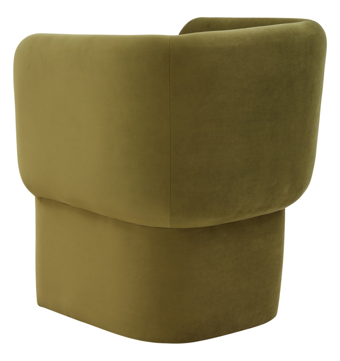 Wally Velvet Dining Chair - Olive Green - Image 4