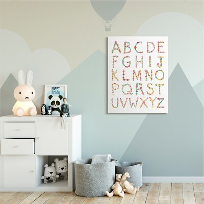 Floral Pattern Alphabet Soft Chic Typography - Image 0