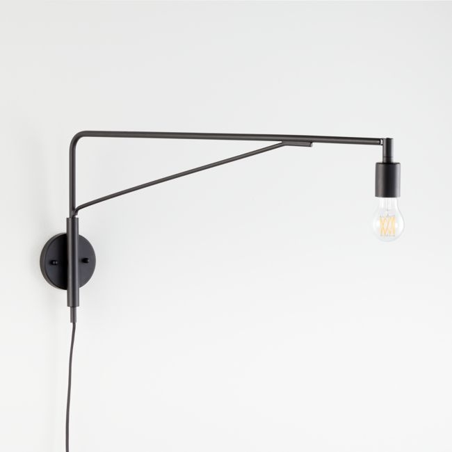 Nors Wall Sconce Matte Black - Image 0