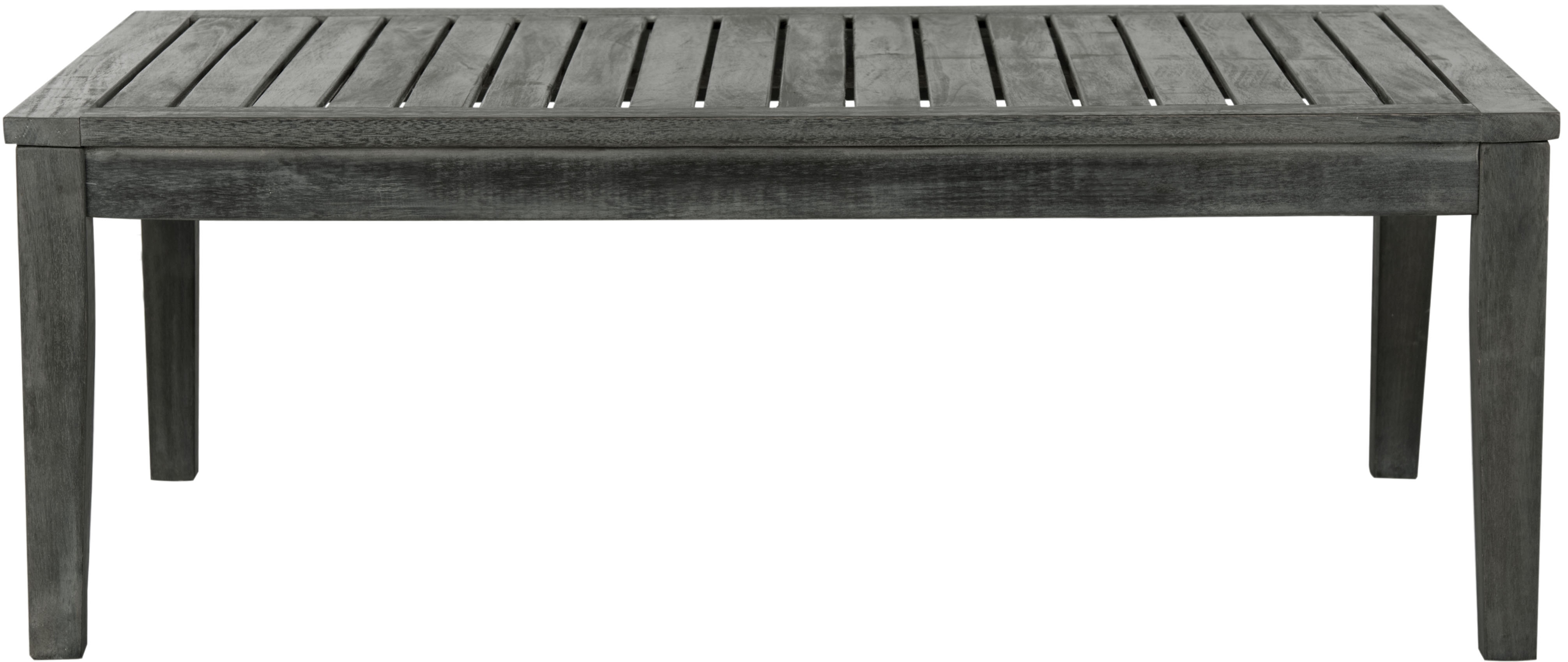 Fresno 4 Piece Outdoor Living Set - Dark Slate Grey/Beige - Safavieh - Image 4