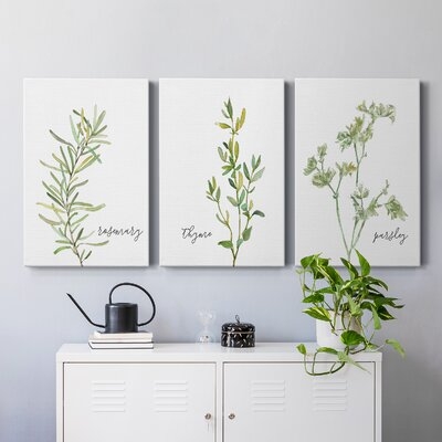 Fresh Sprig Parsley- Premium Gallery Wrapped Canvas - Ready To Hang - Image 0