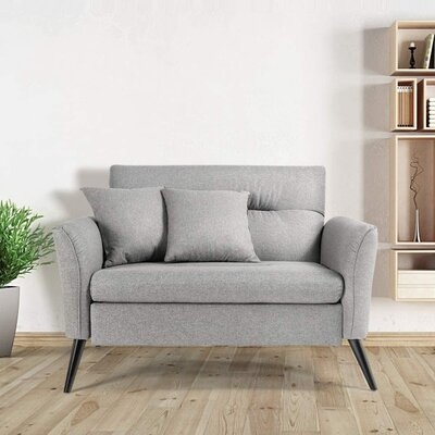 Grey Loveseat Sofa - Image 0
