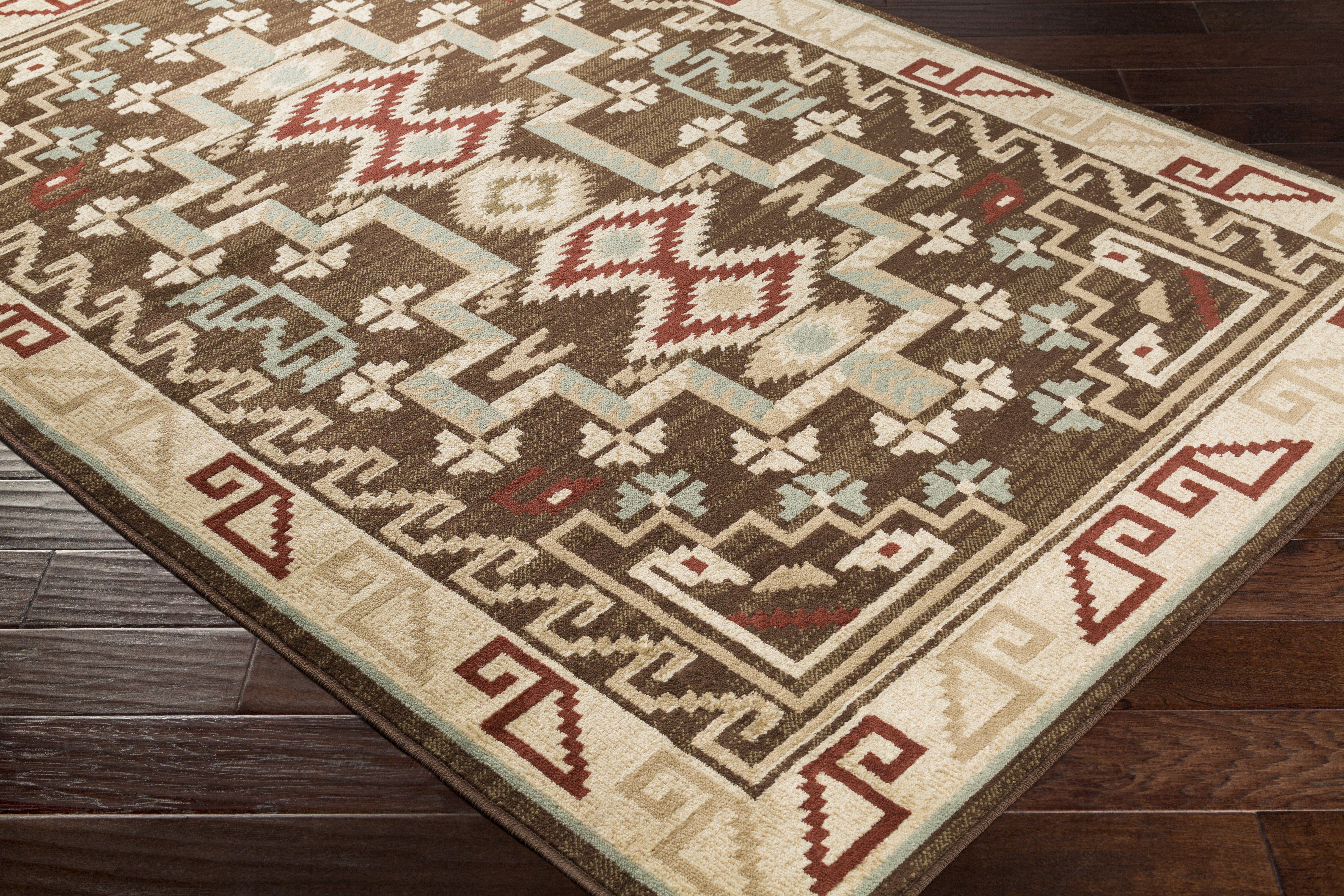 Paramount Brown Indoor 2'2" x 7'7" Machine Woven Rug - Image 7
