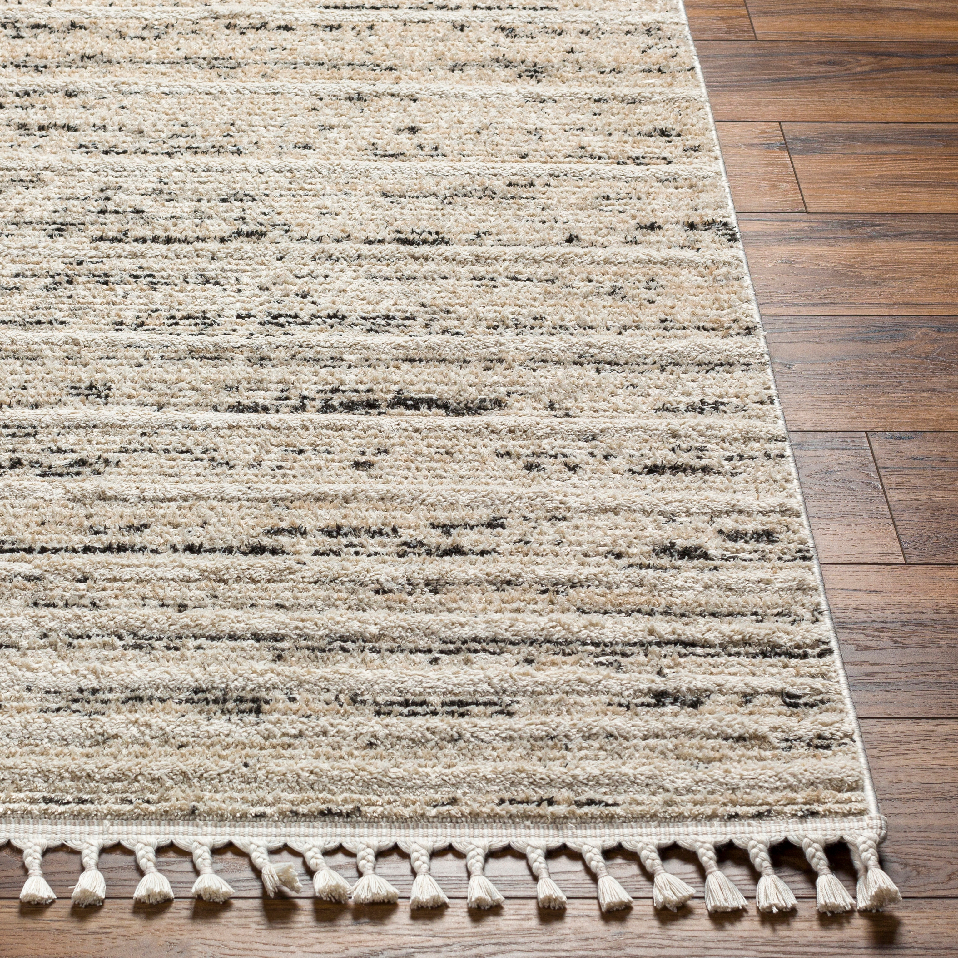 Rudy Beige Indoor 9'2" x 12' Machine Woven Rug - Image 2