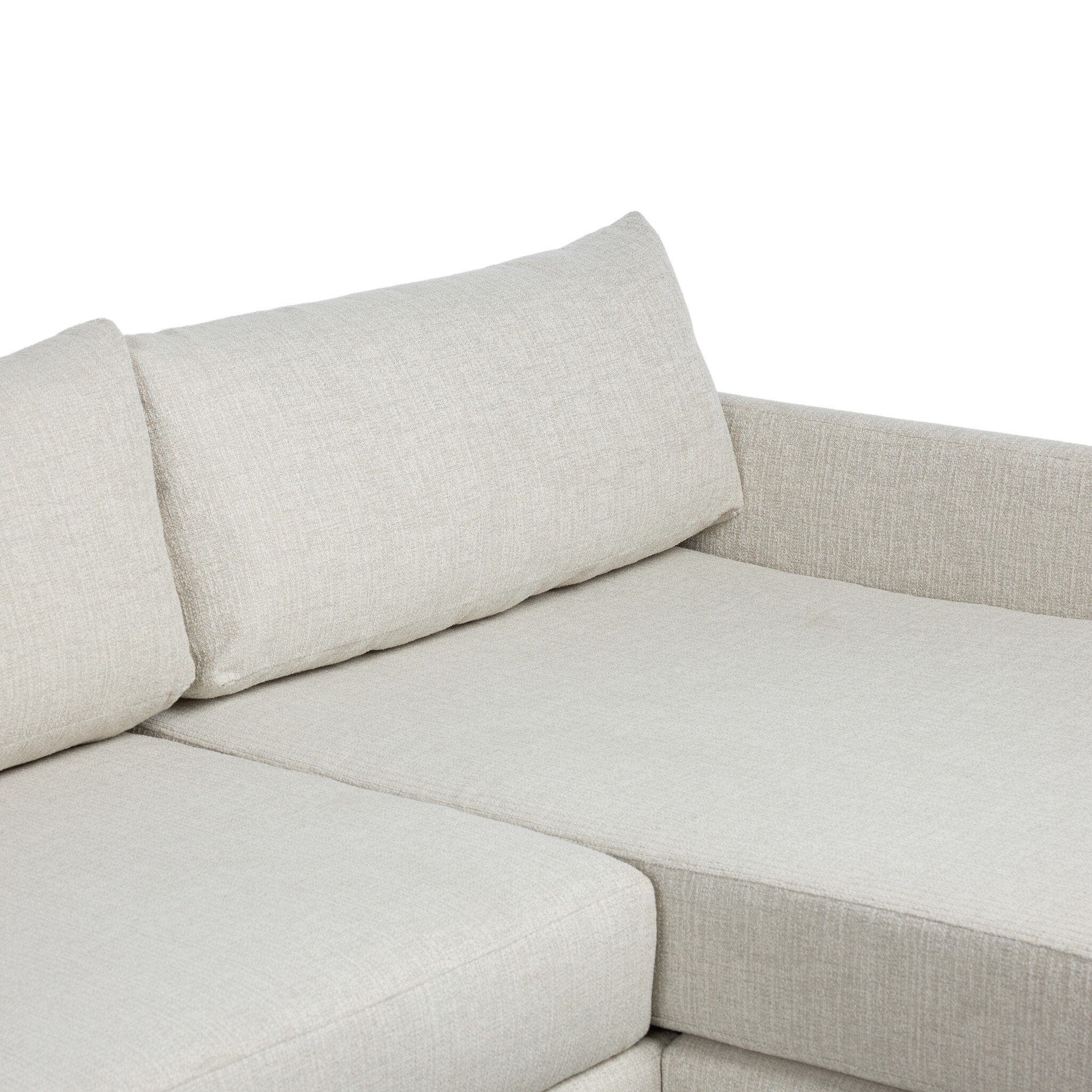 Wickham 2-Piece Sleeper Sectional - Alameda Snow - Image 8