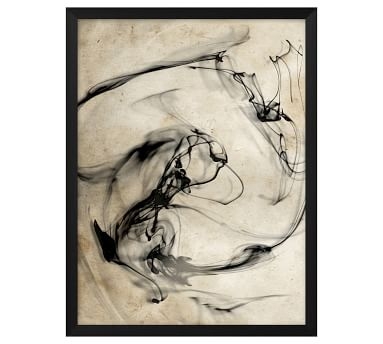 Smoke Swirl 2 Framed Print, 16" x 21" - Image 1