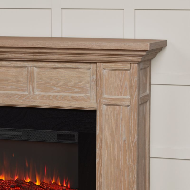 Winsome Light Wood Electric Fireplace 75" - Image 5