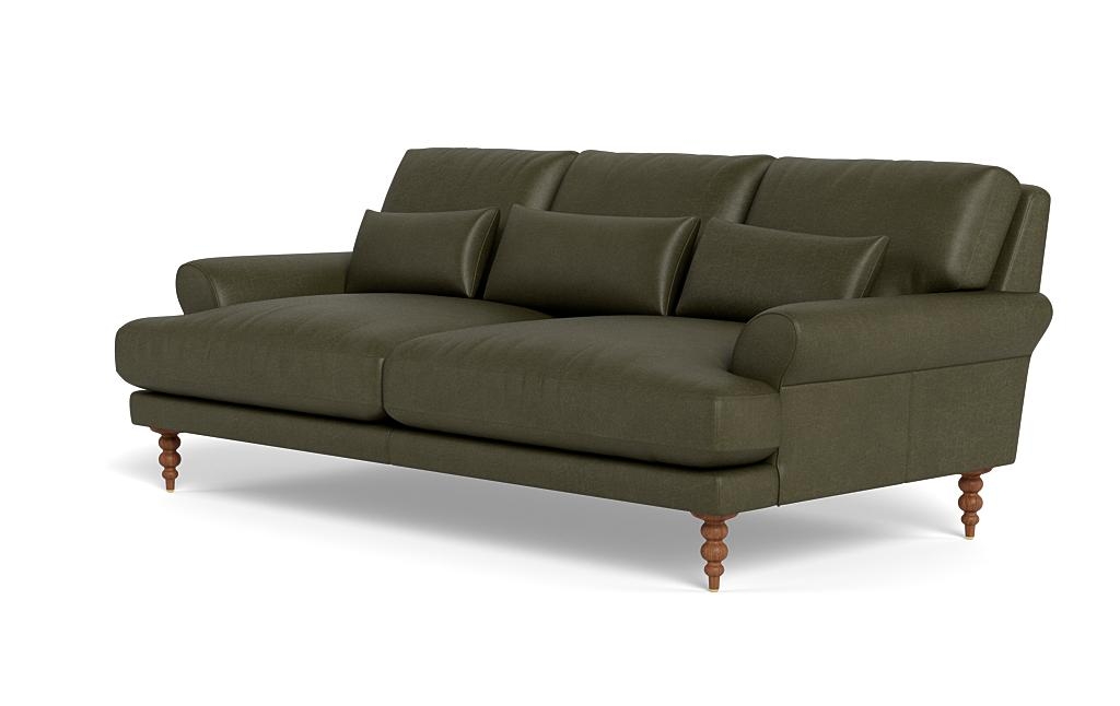 Maxwell Leather Loveseat by Apartment Therapy - Image 2