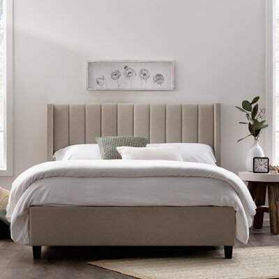 Flemings Upholstered Low Profile Platform Bed - Image 0