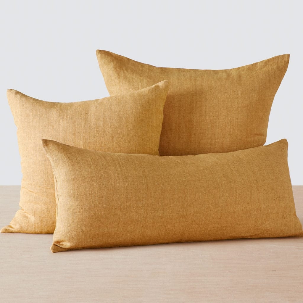 The Citizenry Prisha Linen Pillow | 20" x 20" | Light - Image 2