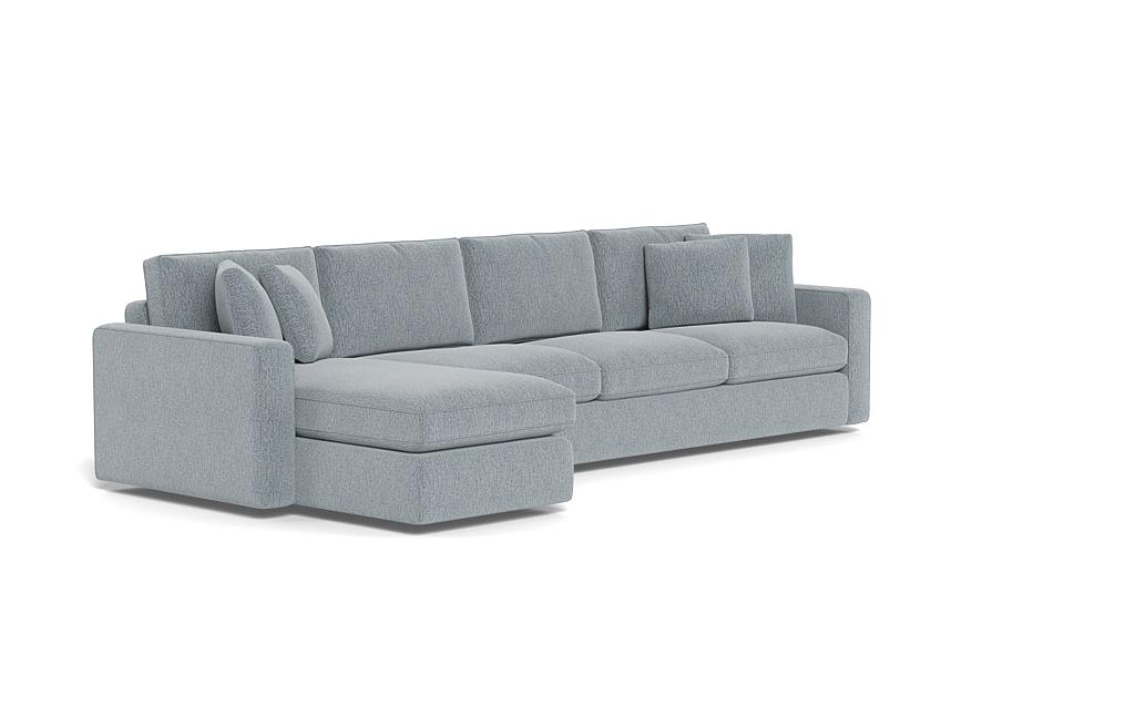 James 4-Seat Left Chaise Sectional with Storage - Image 1