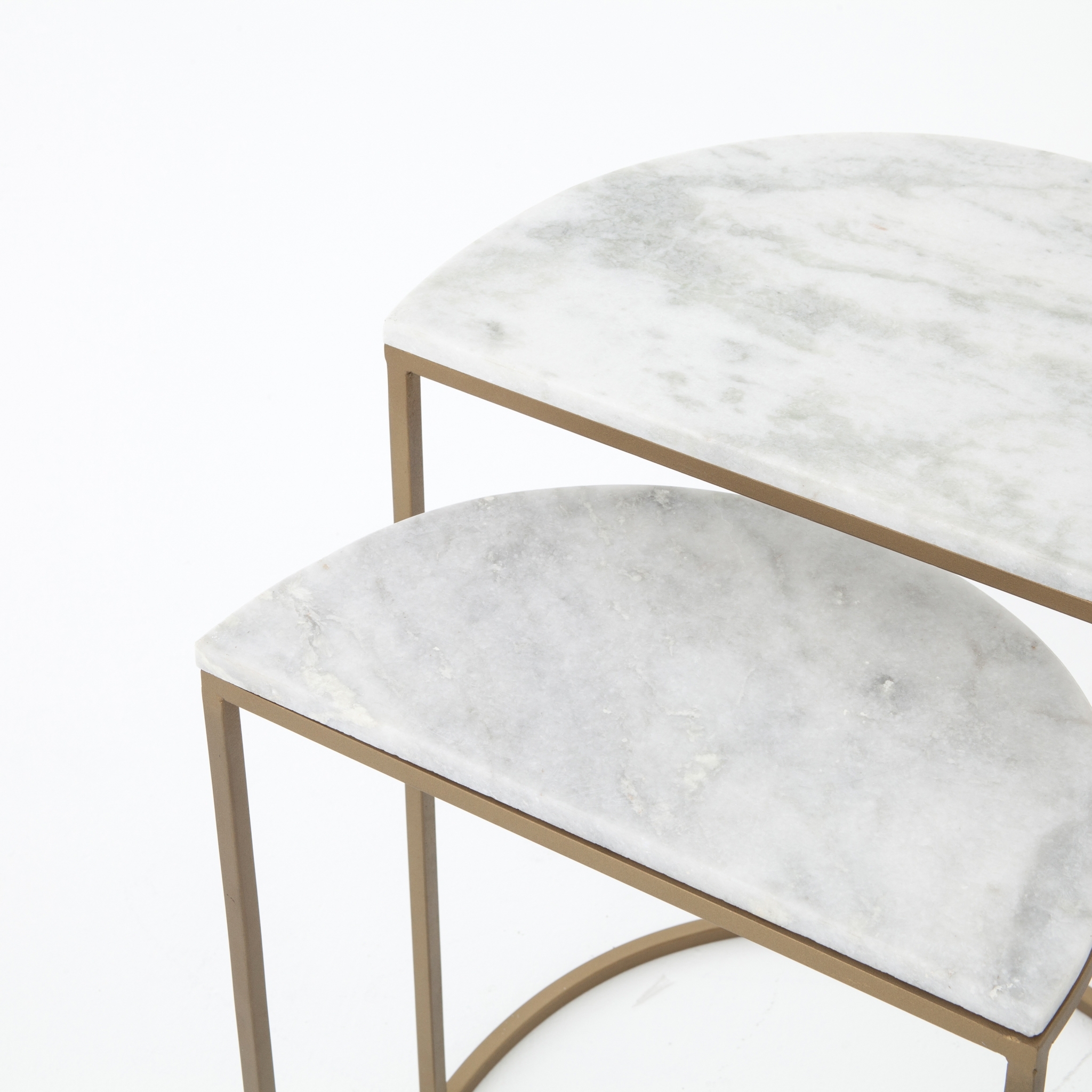 Ane Nesting Tables - White Marble - Image 3