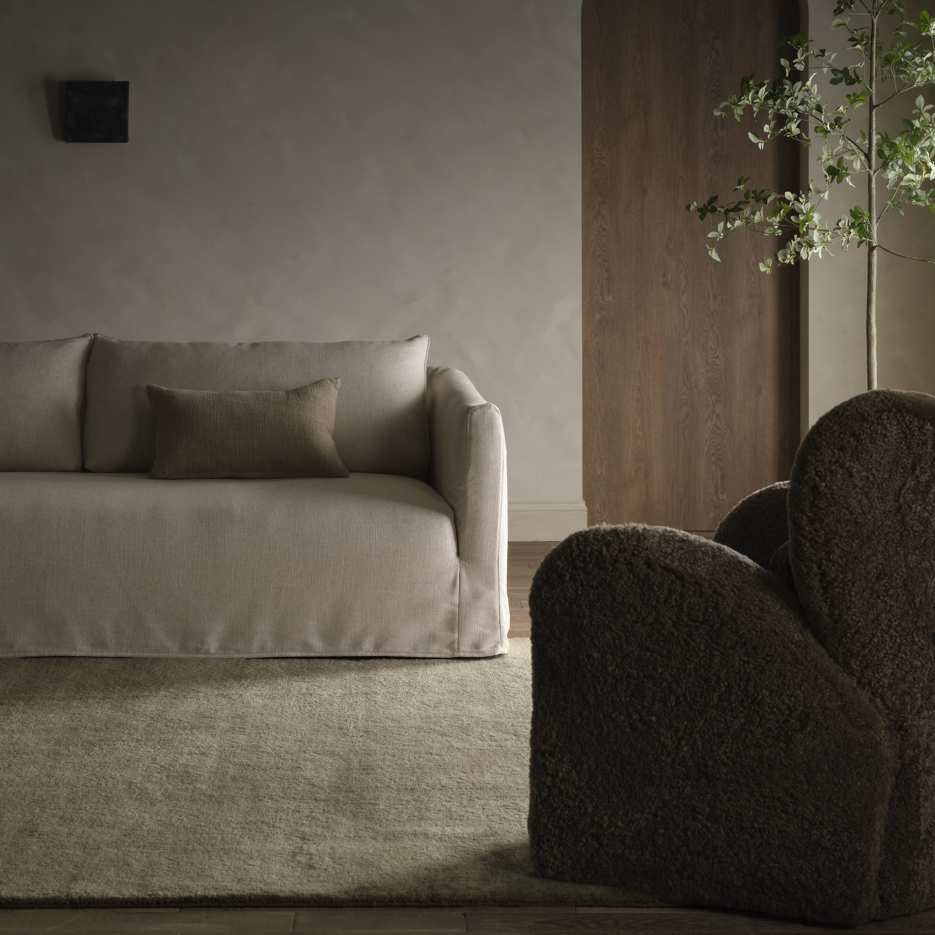 Judson BKR04 Handknotted Solid Gray and Green Area Rug (6'x9') - Image 4