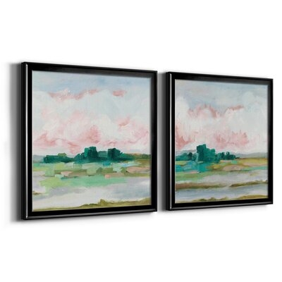 Pink Marsh I-Framed Gallery Wrapped Canvas - Ready To Hang - Image 0