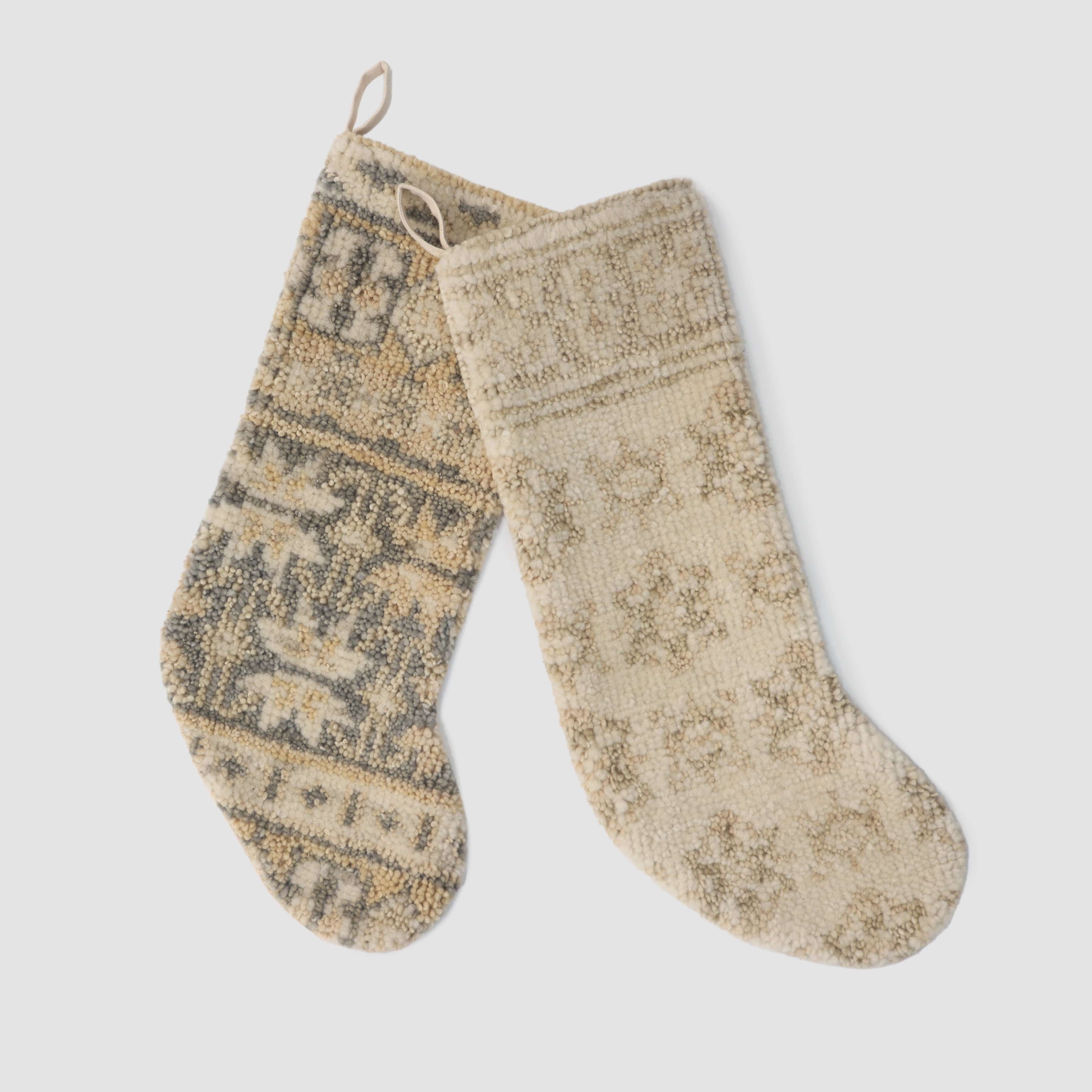 The Citizenry Divya Hand Knotted Stocking | Tan/Beige - Image 3
