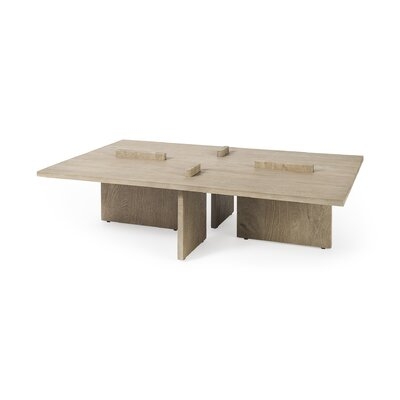 Drumfane Solid Wood 4 Legs Coffee Table - Image 0