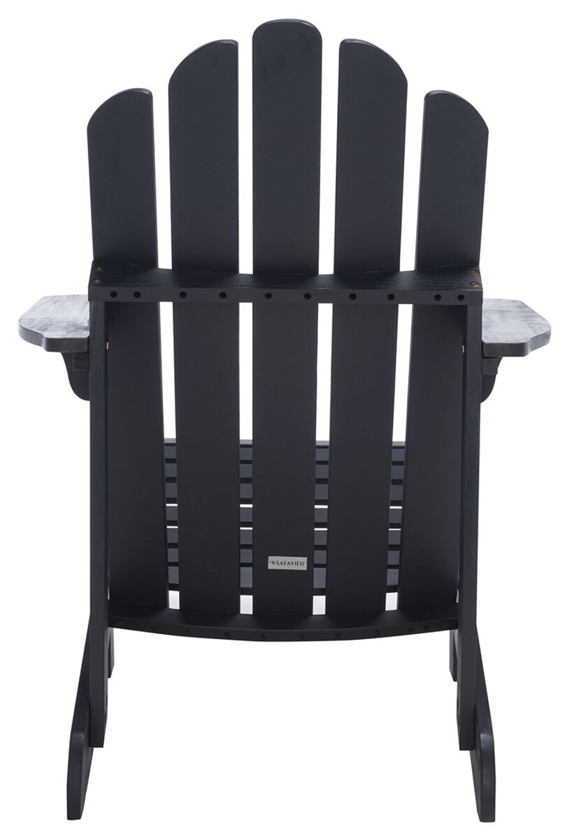 Topher Adirondack Chair - Black - Safavieh - Image 8