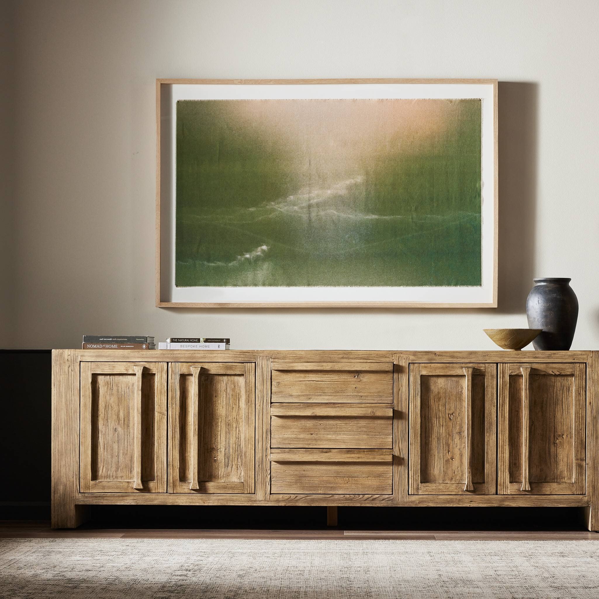 Skyline Film Rowing Docks At Altas 2  by Toni Toscano - Vertical Grain 2.5 White Oak - Image 1