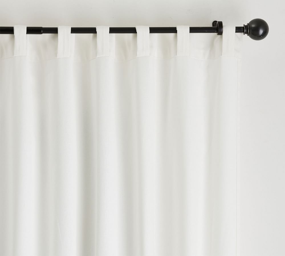 Broadway Rod Pocket Curtain, Set of 2, 50 x 96", Ivory - Image 3